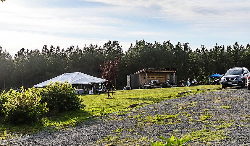 Festival in Mineral, Virginia.