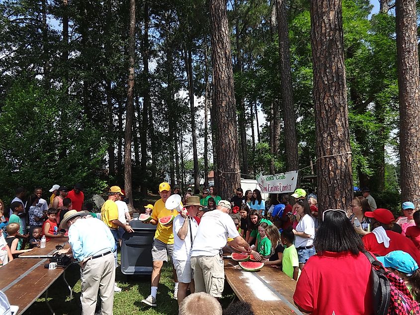 Watermelon Festival venue in Cordele, Georgia