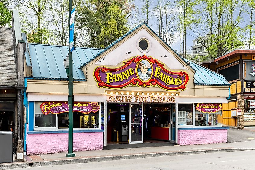 Fannie Farkle's in Gatlinburg, Tennessee