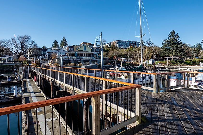 Spring Street Port in Friday Harbor.