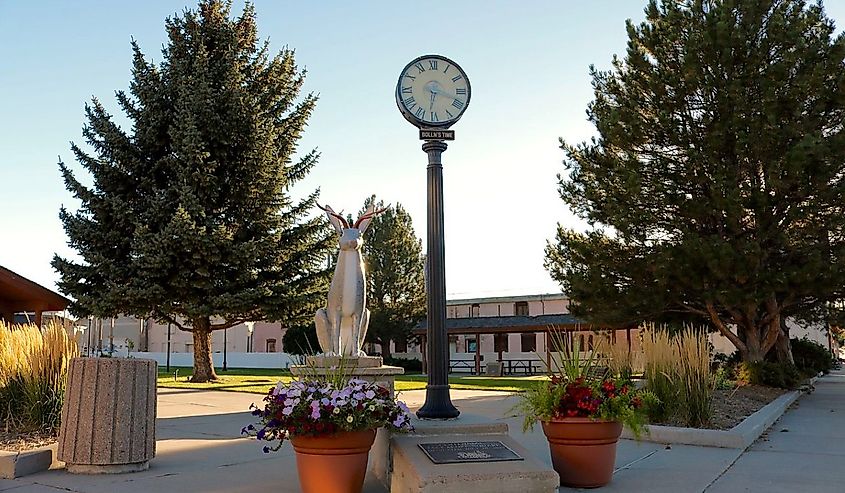 Jackalope Square in Douglas, Wyoming.