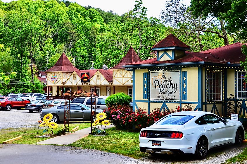 The charming town of Helen, Georgia.