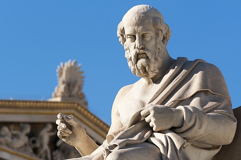 Statue of Plato.
