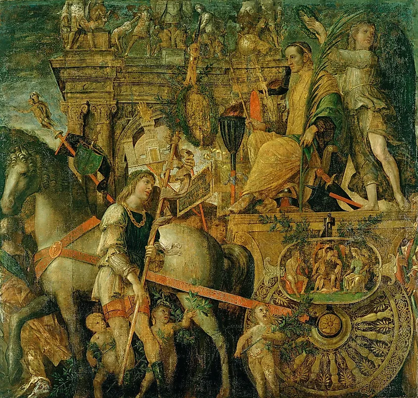 The Triumphal procession of Julius Caesar