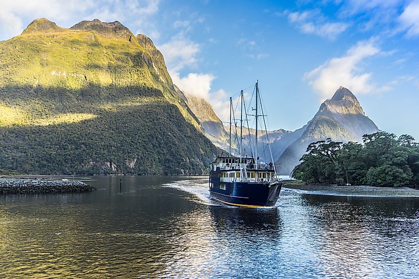View of Milford Sound, New Zealand