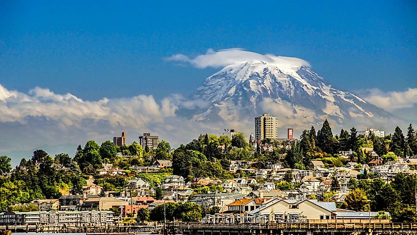 Mt. Rainier from Tacoma, WA.