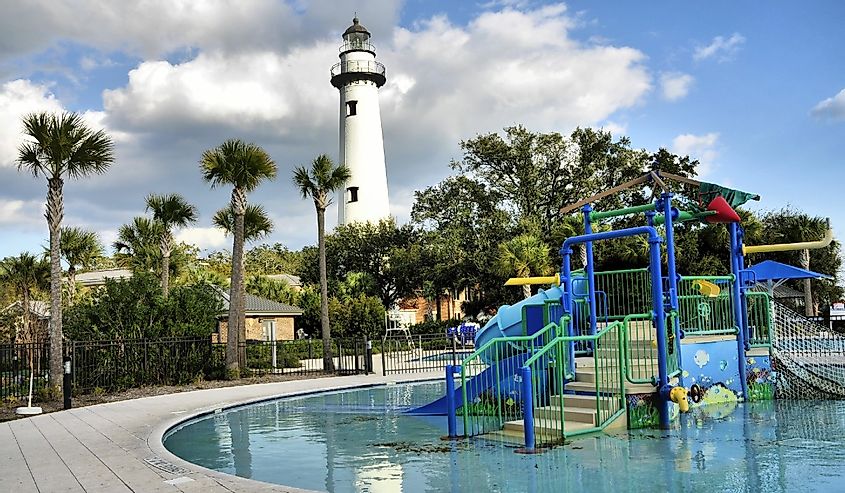 St Simons Lighthouse and waterpark