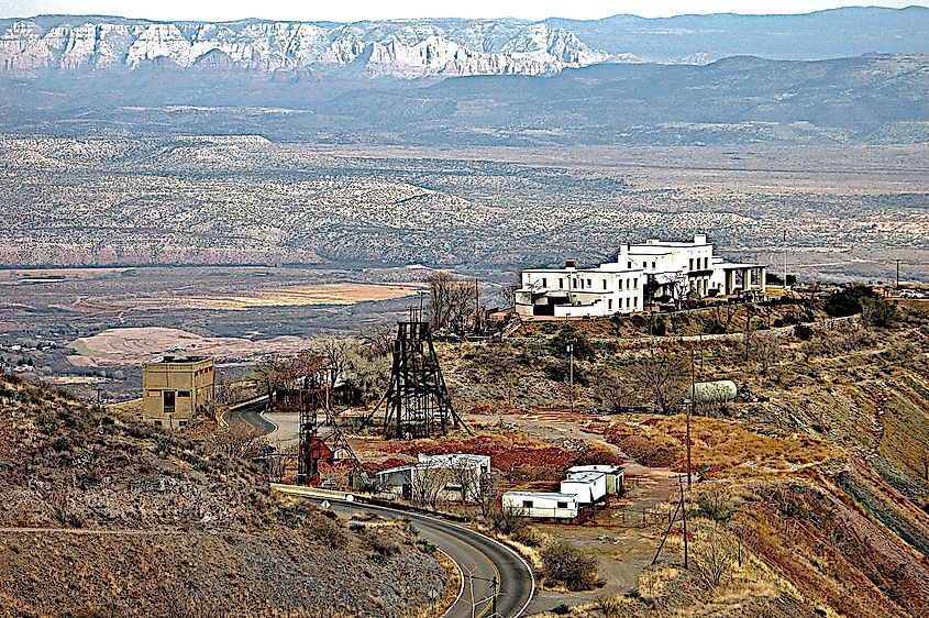 Douglas Mansion in Jerome State Historic Park in Jerome, Arizona.