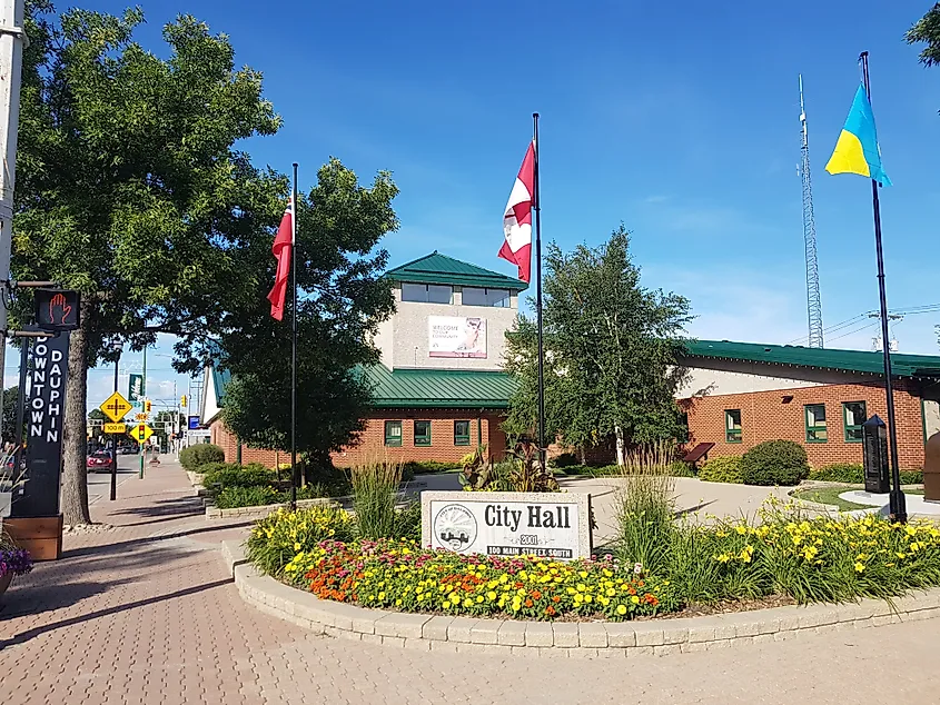 City Hall in Dauphin, Manitoba.