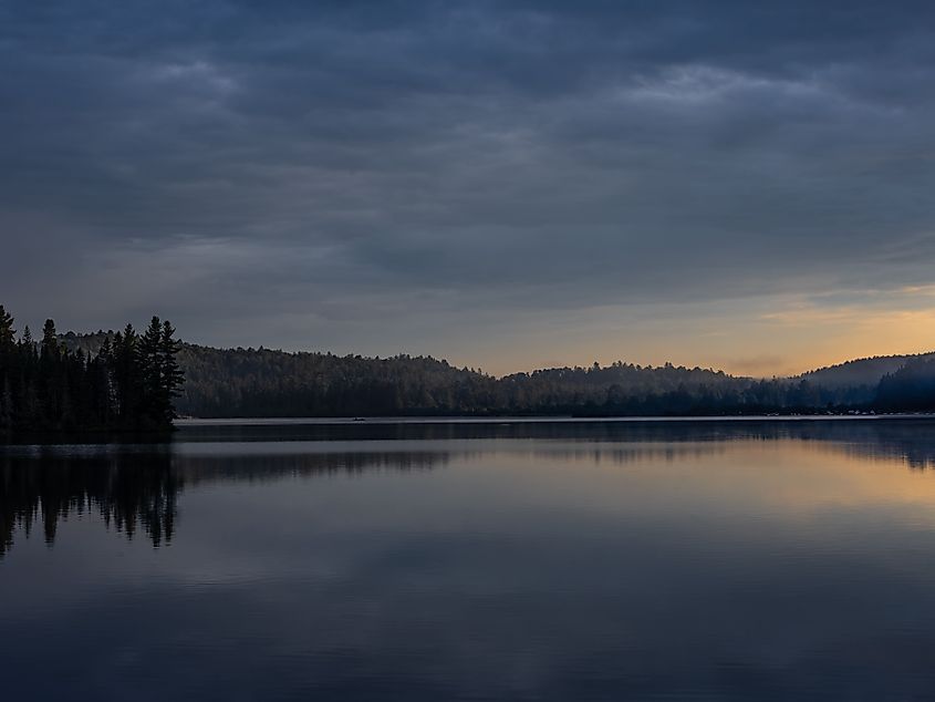 Lake of Two River at dusk. Photo credit: Brendan Cane