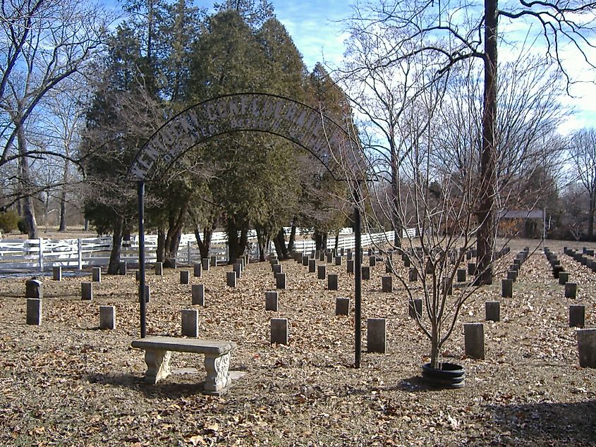 Pewee Valley Confederate Cemetery in Pewee Valley.