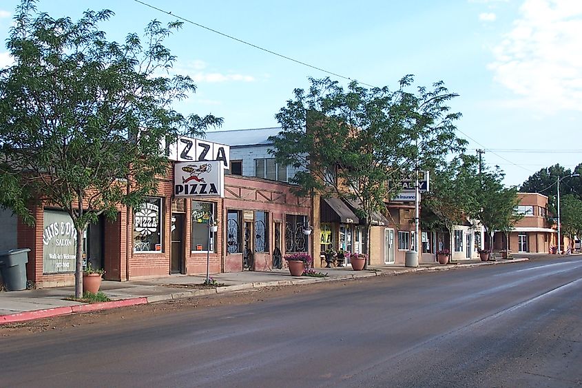 Downtown Monticello, Utah.