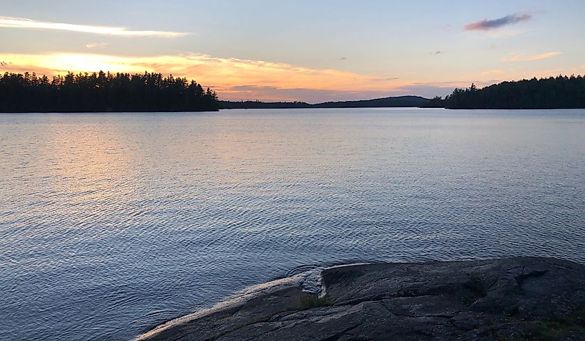 Rocky Shore of Mount Arab (Adirondacks, NY)