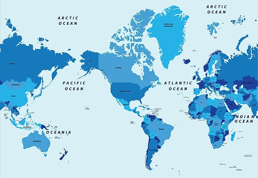 Countries With Arctic Ocean Coastlines - WorldAtlas