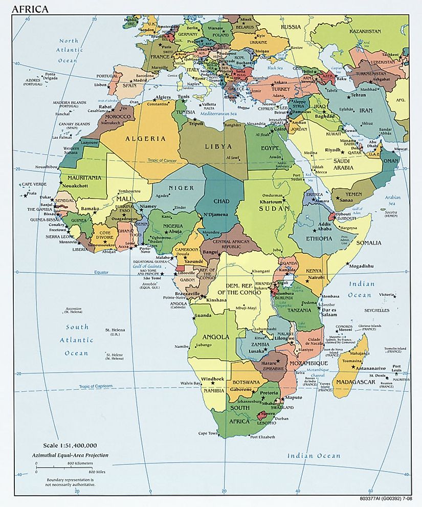 Zambia CIA Map