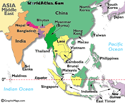 Middle East Time Zones