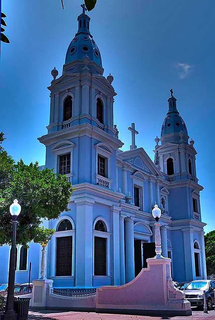 colorful church ponce puerto rico