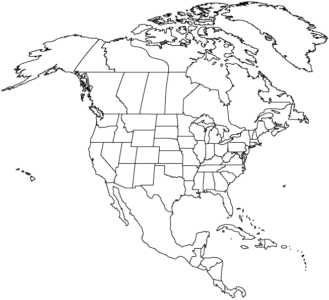 Outlined Map Of North America Map Of North America Worldatlas