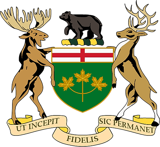 ontario coat of arms