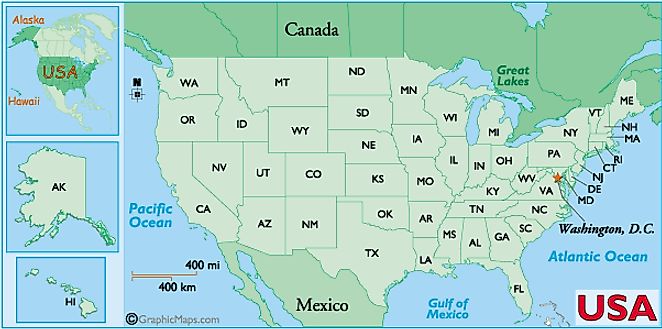 Us States Abbreviation Map