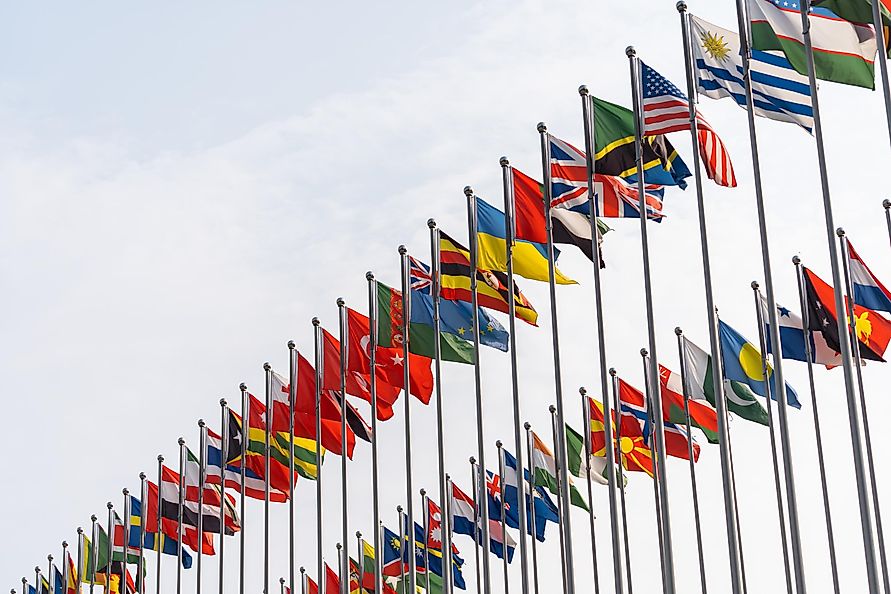 World Map / World Atlas / Atlas of the World Including Geography Facts ...