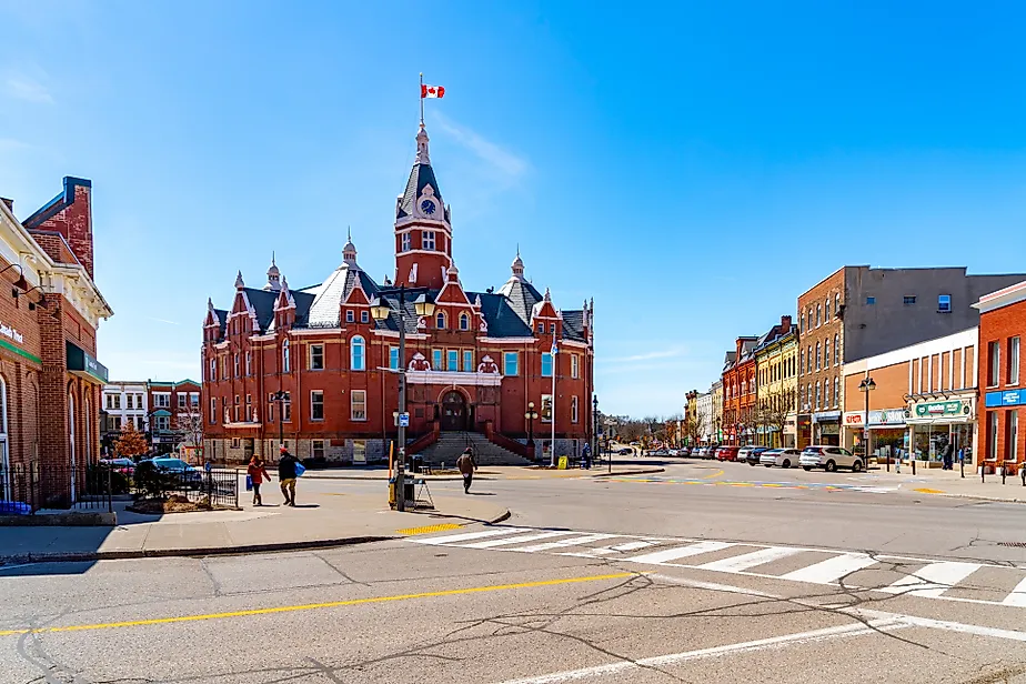 City Hall at Wellington Street and Downie Srteet, Stratford, Ontario, Canada