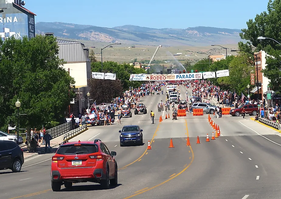 Fourth of July parade in Lander, Wyoming.