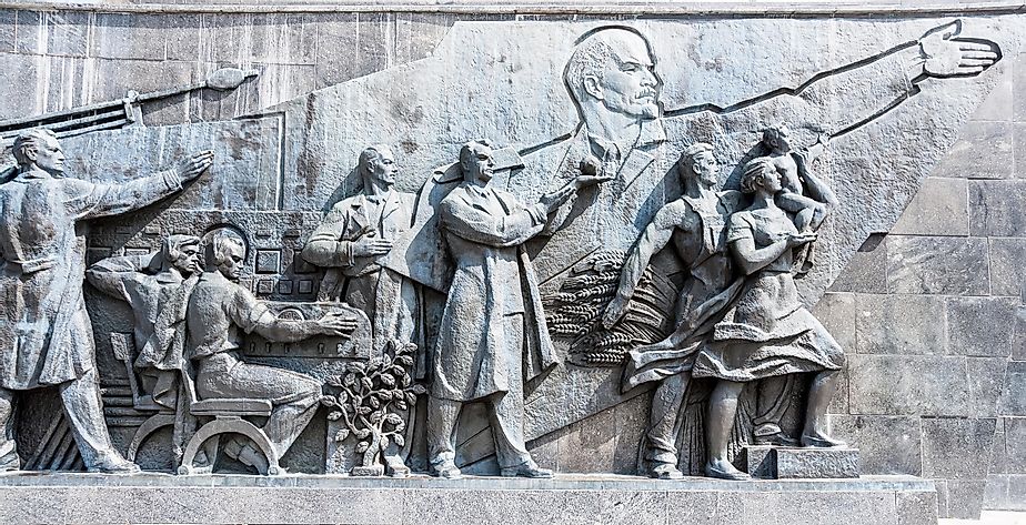 Monument of Lenin and the Workers in Moscow