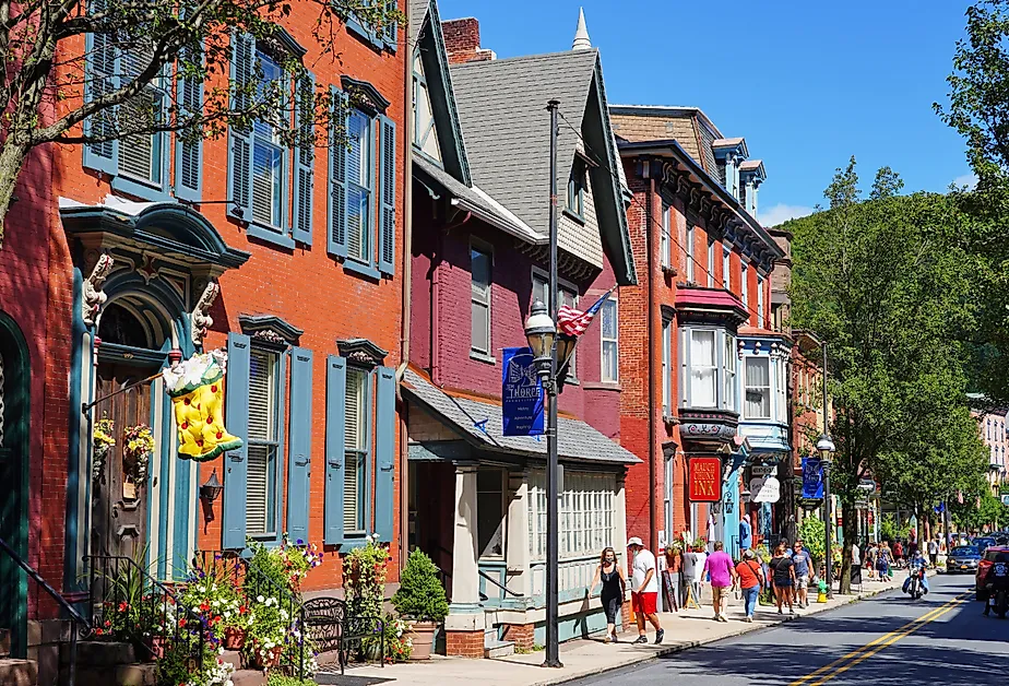 Historic town of Jim Thorpe, Pennsylvania. Image credit EQRoy via Shutterstock