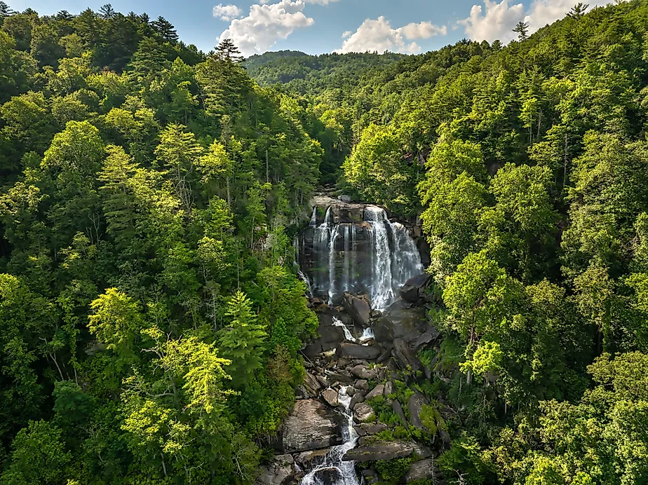 Whitewater Falls, North Carolina. 