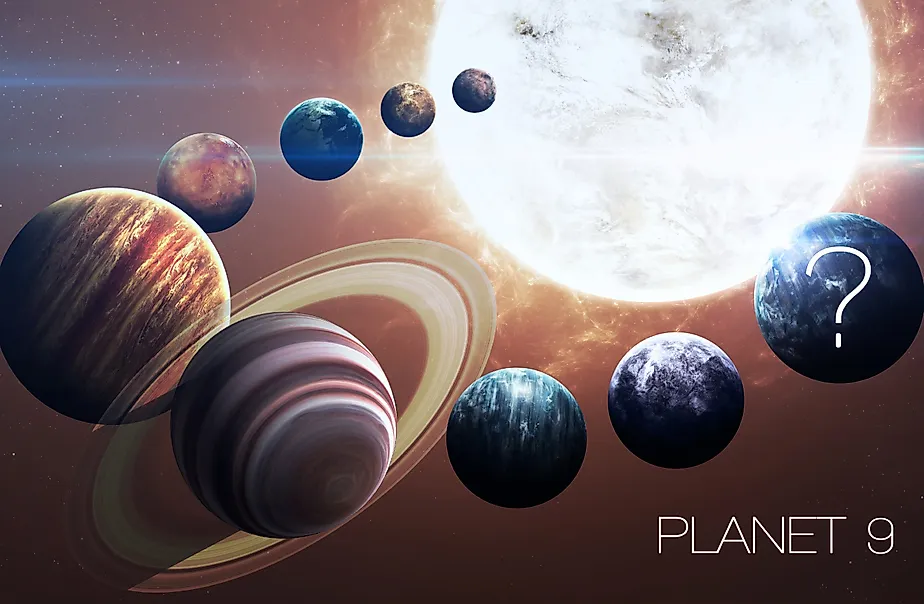 Concept illustration of the possible ninth planet, a distant world that scientists believe may be hiding beyond Neptune.
