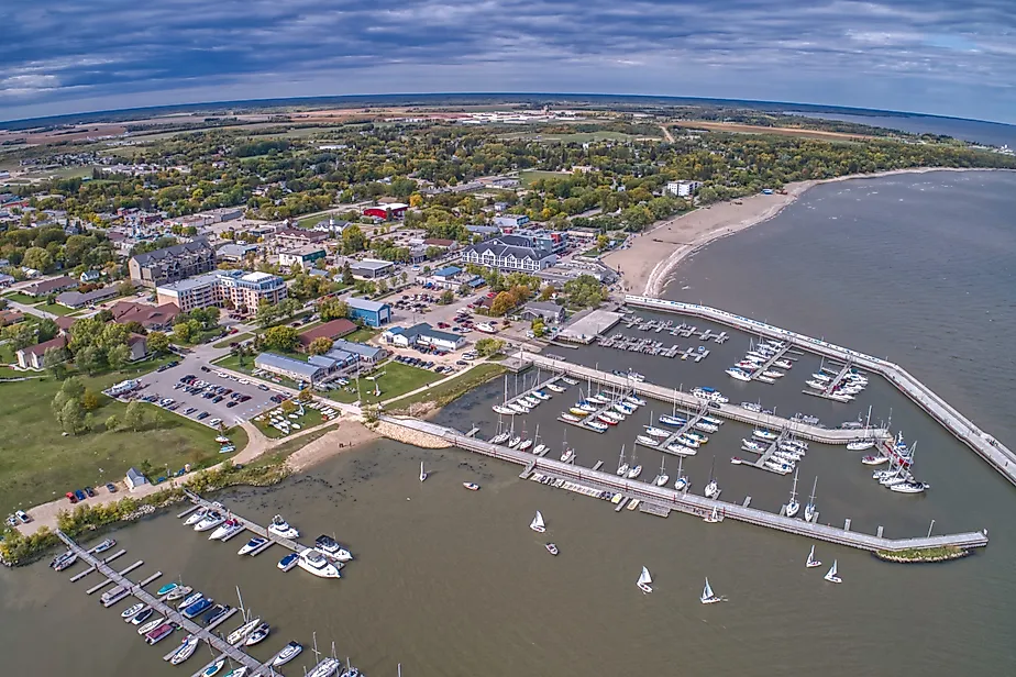 Gimli is a popular Tourist Destination on the West shore of Lake Winnipeg in Manitoba