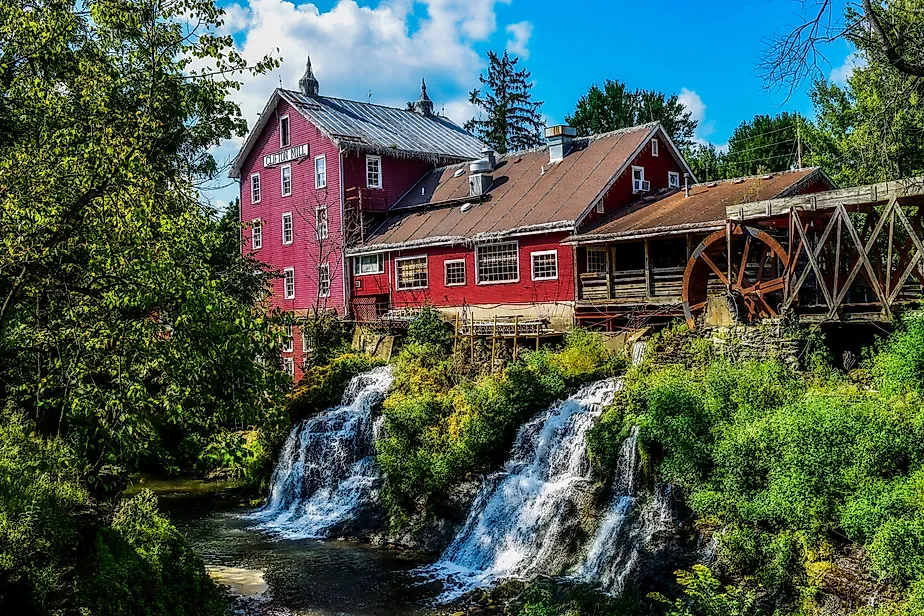 The historic Cliffton Mill in Yellow Springs, Ohio.