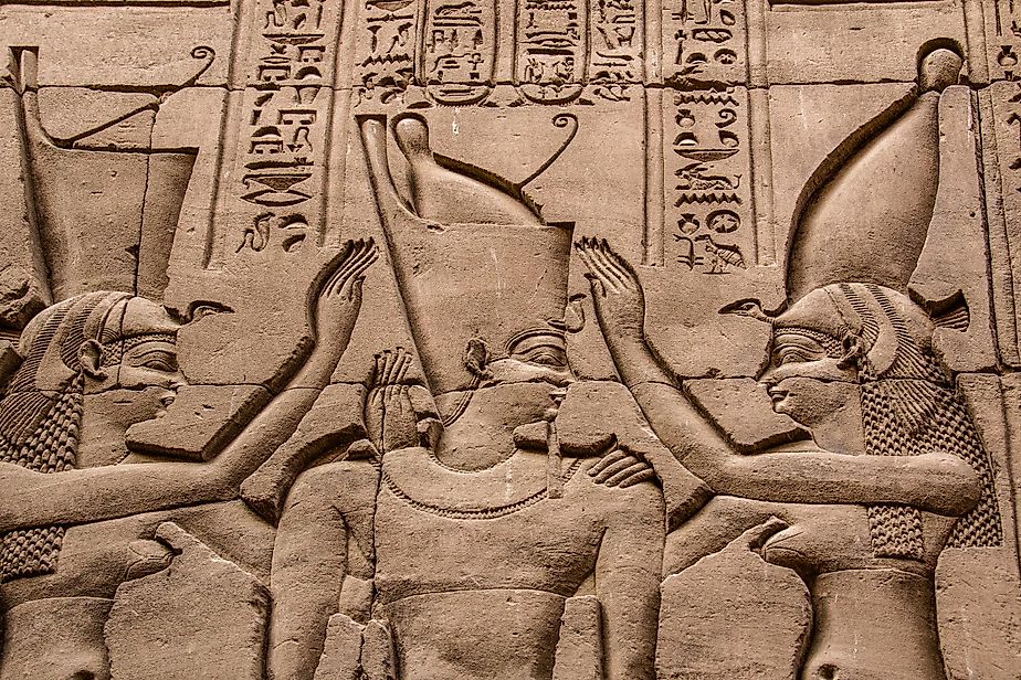 The crowning of Ptolemy IV.