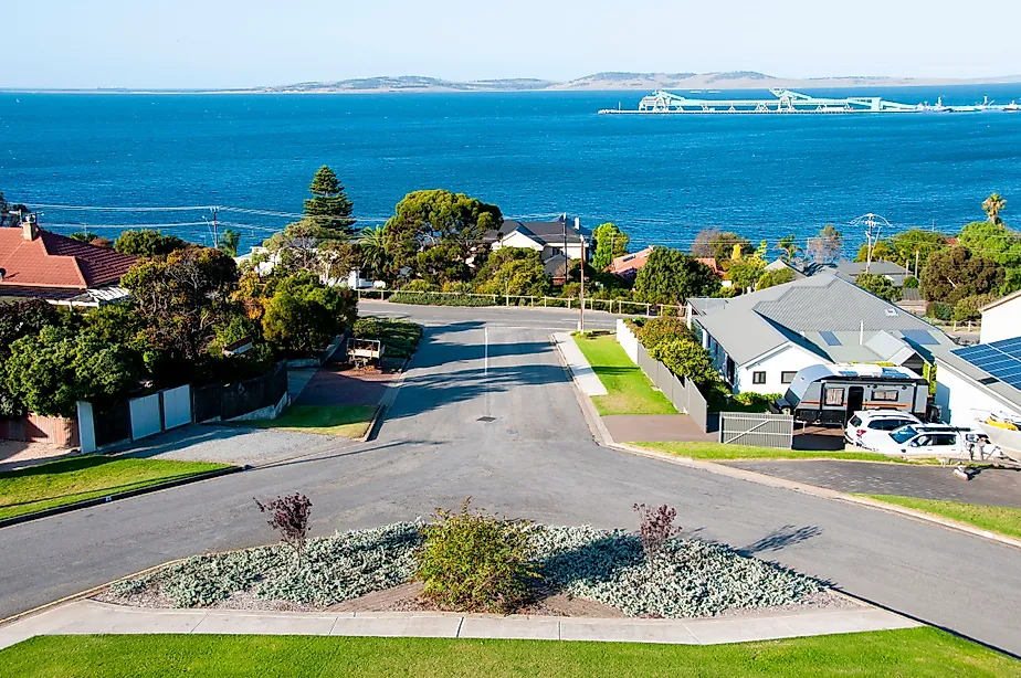 The beautiful town of Port Lincoln, South Australia.