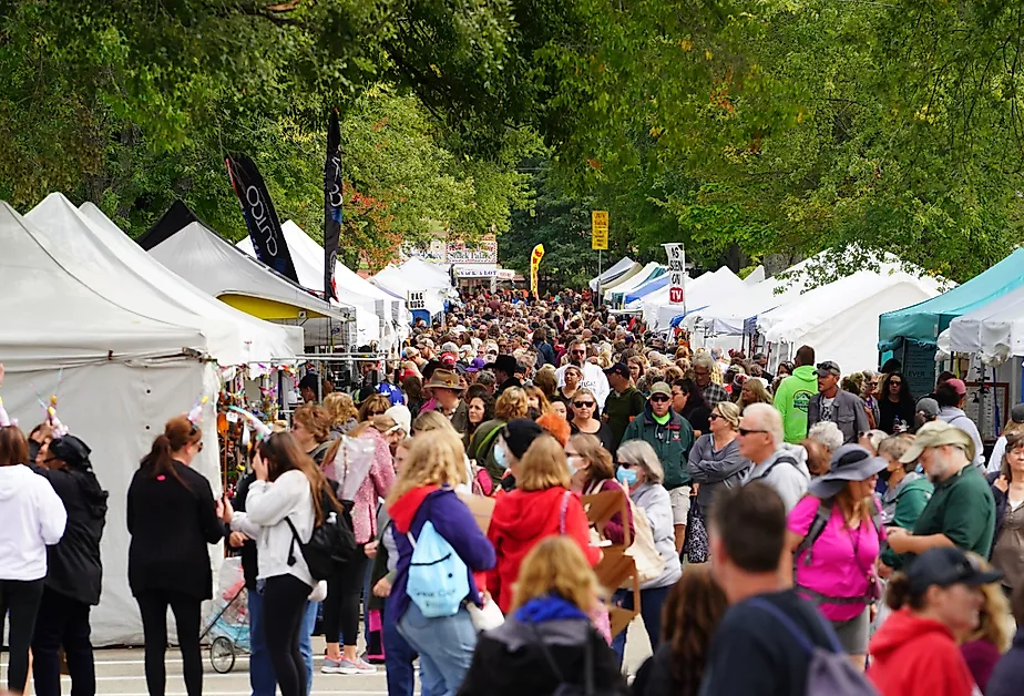 Cranberry Festival in Warrens, Wisconsin. Image credit Aaron of L.A. Photography via Shutterstock