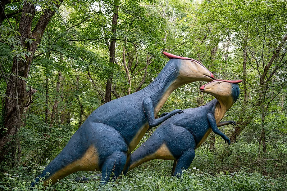 Dinosaur World in Cave City, Kentucky. Editorial credit: Roig61 / Shutterstock.com 