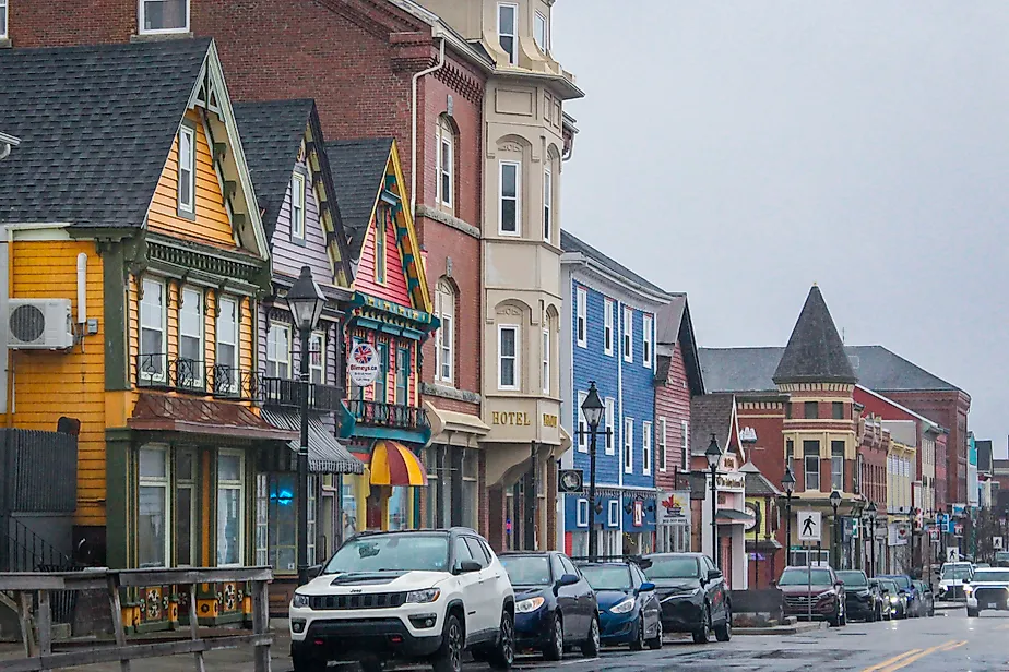 Downtown Yarmouth in Southwestern Nova Scotia