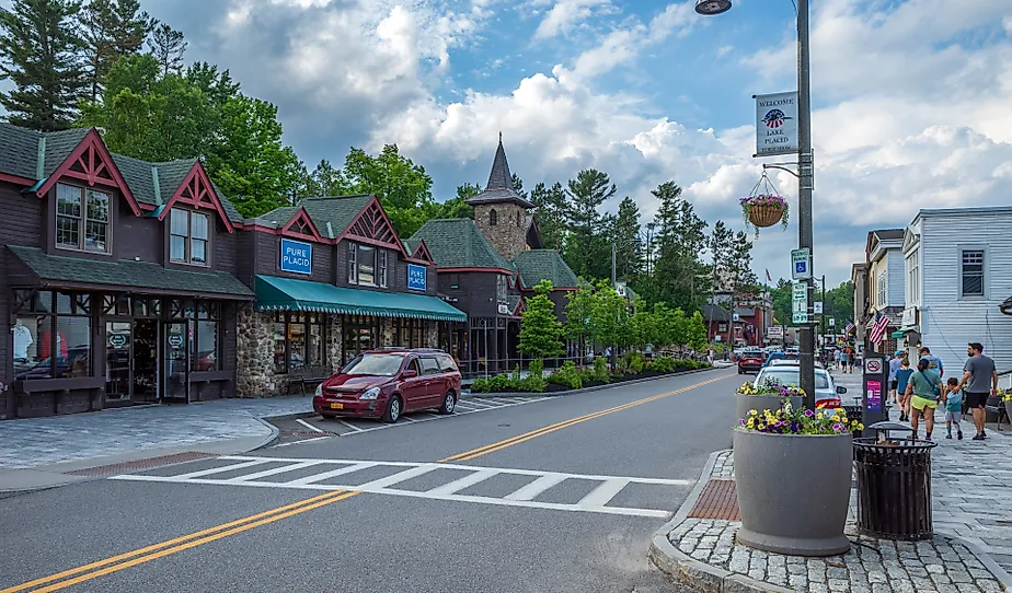 Downtown Lake Placid, New York. Image credit Karlsson Photo via Shutterstock.com