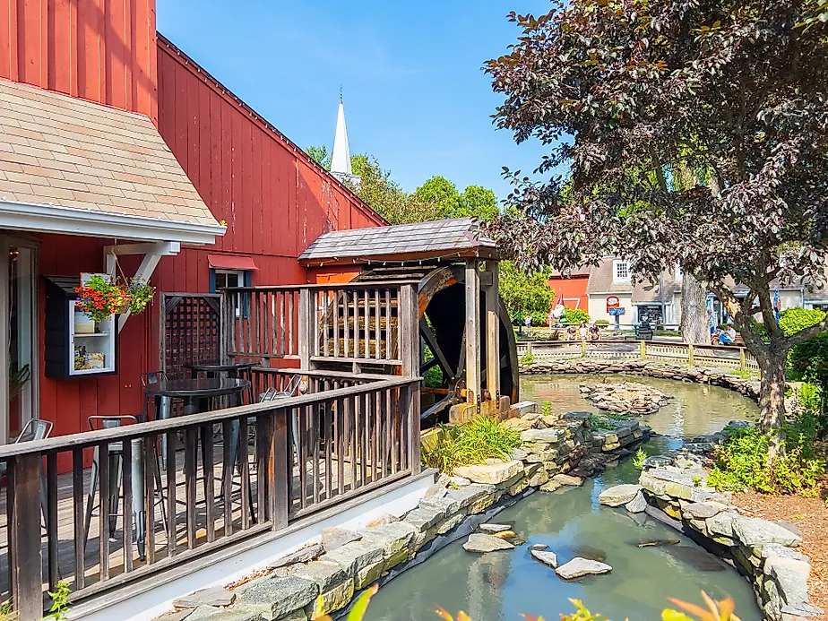 Olde Mystic Village in Mystic, Connecticut. Wangkun Jia / Shutterstock.com