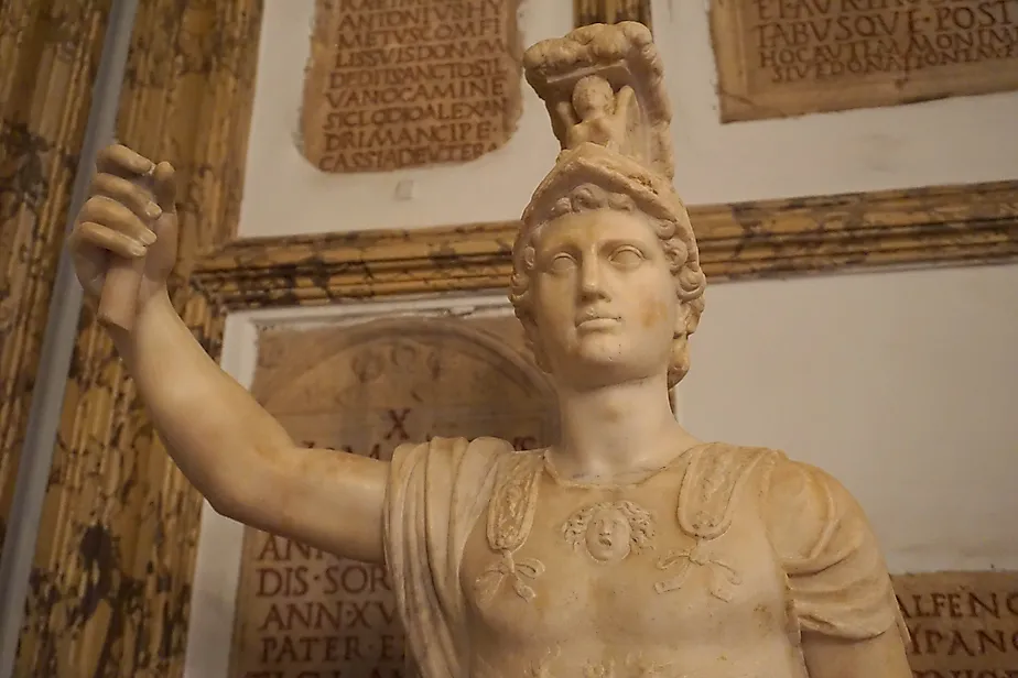 Marble statue of Alexander The Great in Rome, Italy. Image credit: Alexander Ruszczynski / Shutterstock.com.