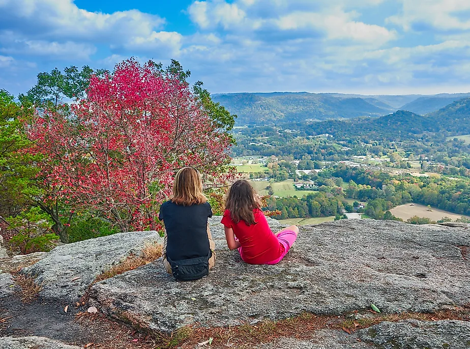 Scenic landscape near Berea, Kentucky.