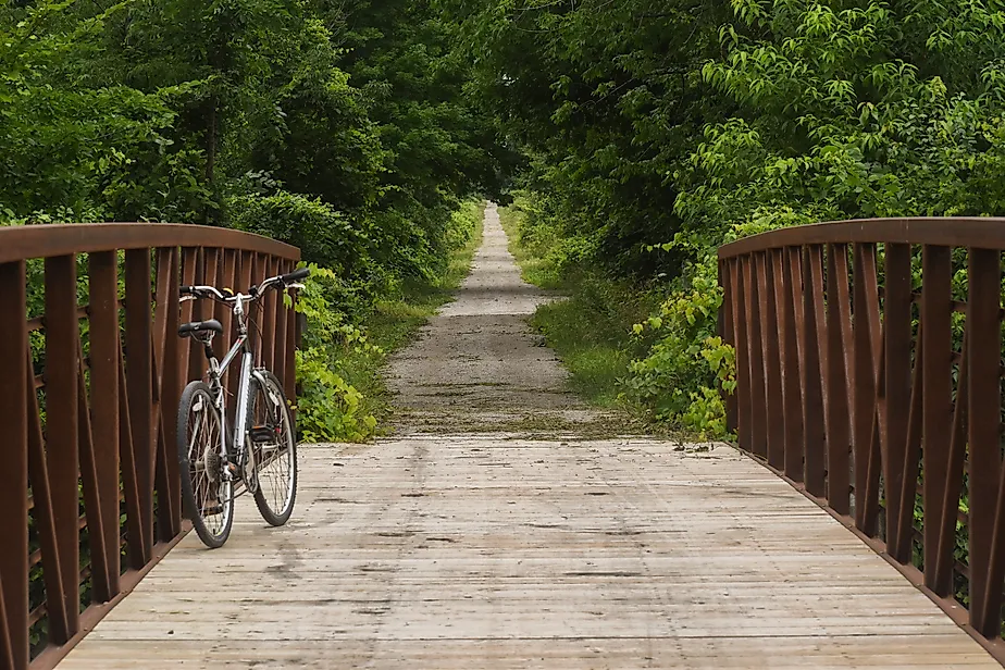 Rail Trail in Southern Ontario