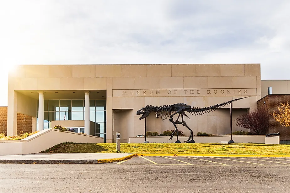View of the Museum of the Rockies in Bozeman, Montana.