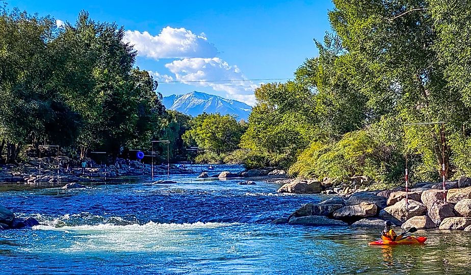 Arkansas River in Salida, Colorado.
