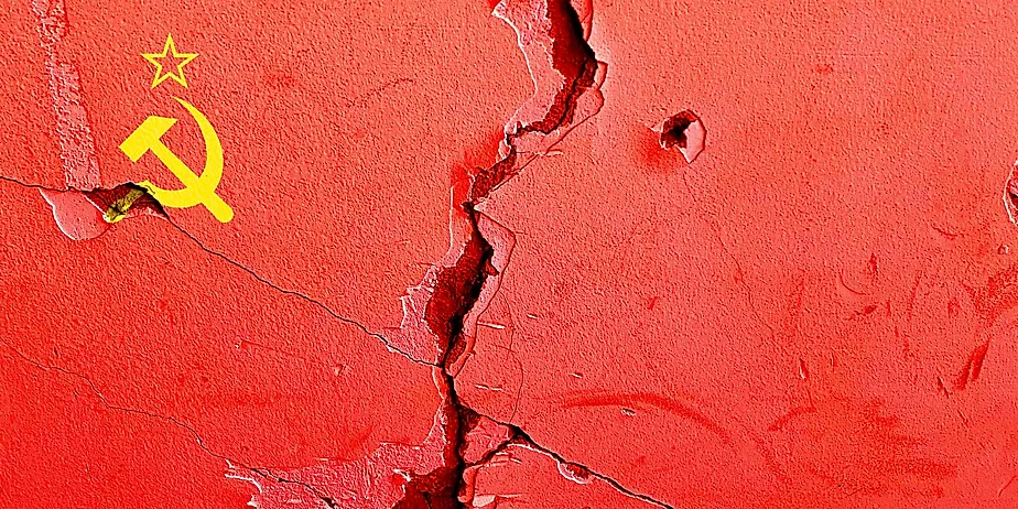 Symbol of a broken Soviet Union.
