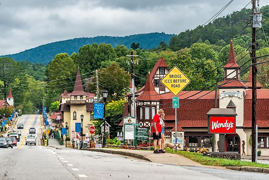 bavarian village of Helen, Georgia, via krblokhin / Shutterstock.com