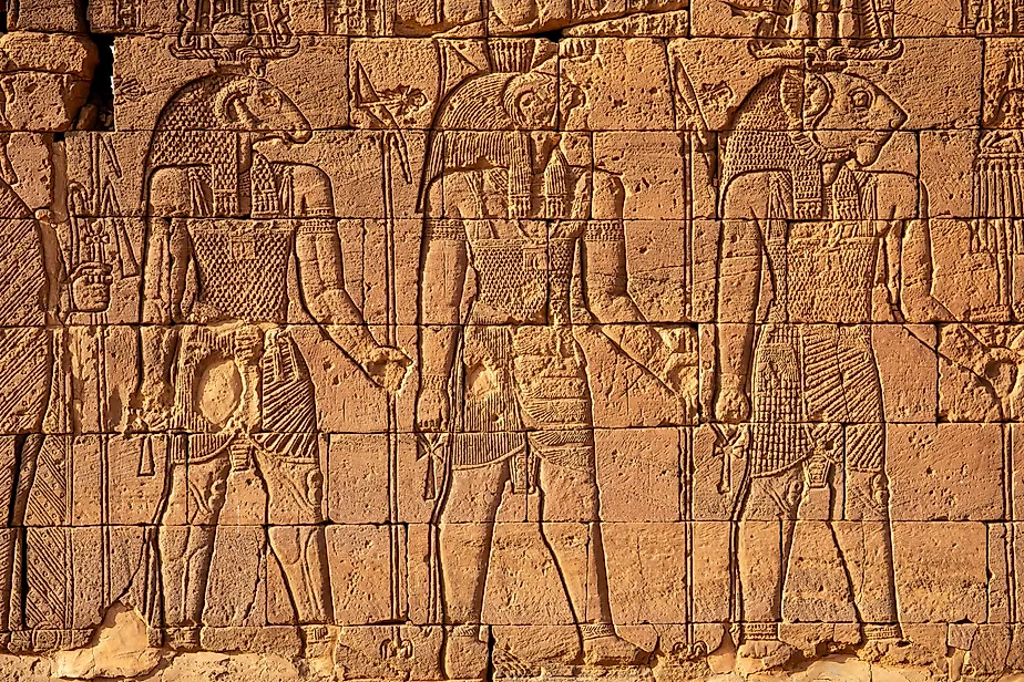 Naqa is a ruined ancient city of the Kushitic Kingdom of Meroe in modern-day Sudan