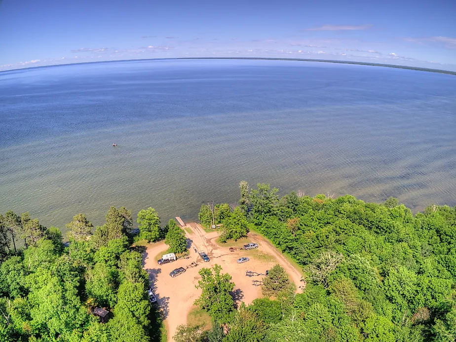 Lake Winnibigoshi is part of the Chippewa National Forest and Leech Lake Indian Reservation in Northern Minnesota. 