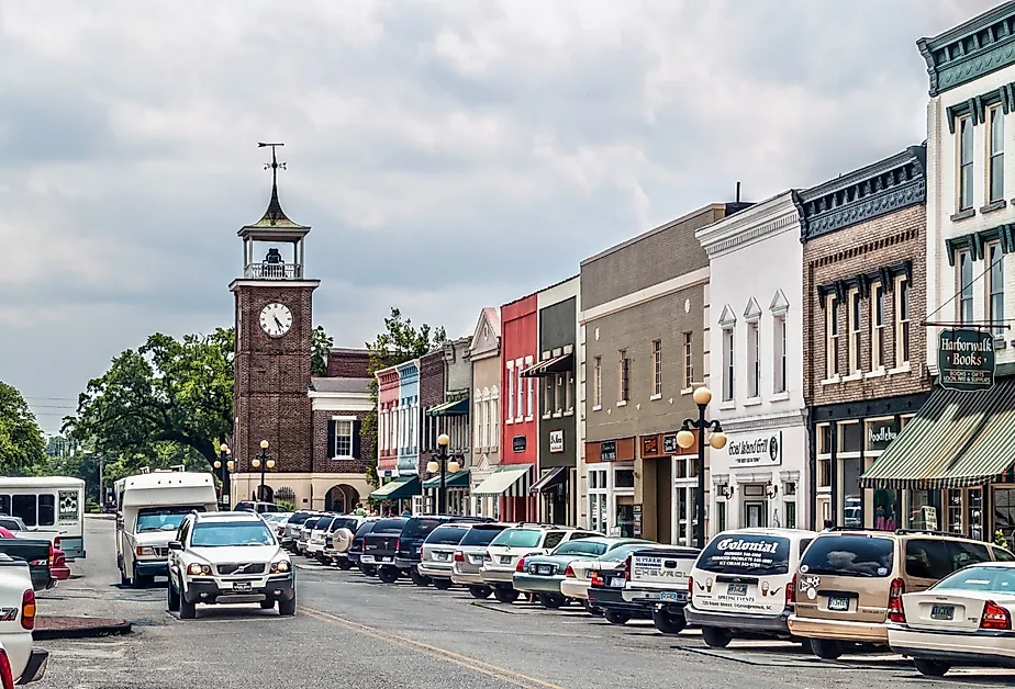Historic downtown Georgetown, South Carolina. Editorial credit: Andrew F. Kazmierski / Shutterstock.com